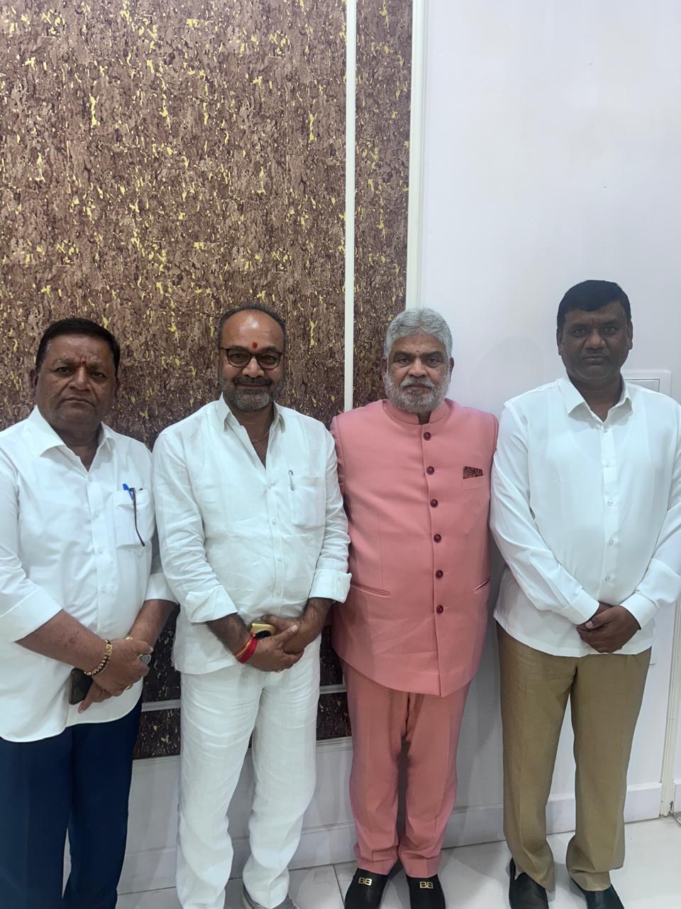 Gouri Satish with community leaders